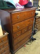 Stag chest of drawers