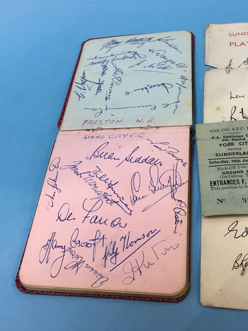 An autograph book to include Blackpool, Stan Mortenson, Manchester United, Arsenal, Liverpool, - Image 4 of 10