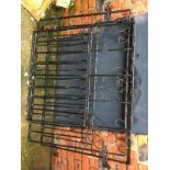 Pair of metalwork gates