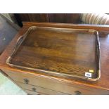 Oak serving tray