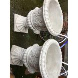 Pair of garden urns