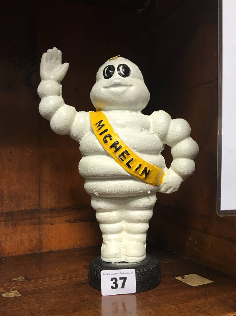 Cast Michelin man figure