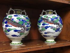 Pair of Oriental vases