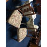 Pair of Edwardian chairs