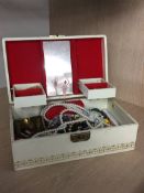 Jewellery box and quantity of costume jewellery