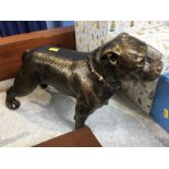 Cast dog figure