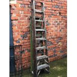 Two sets of ladders