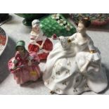 Three Royal Doulton figures