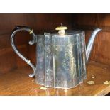 Plated tea pot