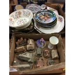 Assorted Collectors plates, Lilliput lane etc.