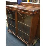 Mahogany china cabinet