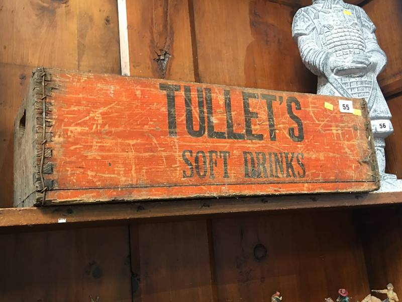 Tullets Soft Drinks crate