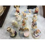 12 Royal Doulton Beatrix Potter figures