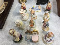 12 Royal Doulton Beatrix Potter figures