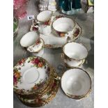 Royal Albert Old Country Roses tea set