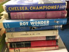 8 Football Autobiographies including Stan Mortenson, Nat Lofthouse, Trevor Ford, Jackie Milburn