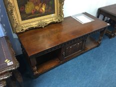 Oak coffee table