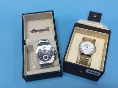 Two gentleman's Ingersoll wristwatches, with boxes