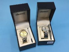 Two gentleman's Ingersoll wristwatches, with boxes