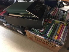Five boxes of books; gardening topics and Tudor history