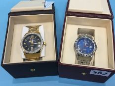 Two gentleman's Ingersoll wristwatches, with boxes