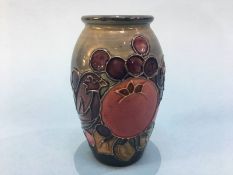 A small Moorcroft vase