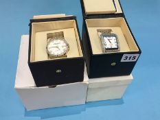 Two gentleman's Ingersoll wristwatches, with boxes