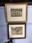 Henry Wilkinson, (1878-1971), etching, limited edition, 93/250 and 105/150, signed in pencil, '