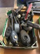 Collection of oil cans, blow torches etc.