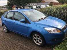 Ford 'Focus Sport', 5 door hatchback, petrol, 1596cc, first registered 10th February 2011, no. of