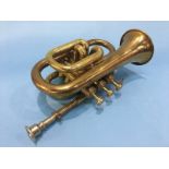 A Bessons Boosey miniature trumpet