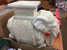 One elephant stool