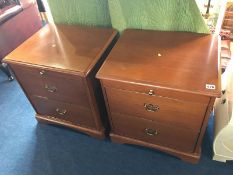 Pair of bedside drawers