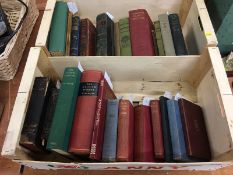 Two crates of books; botany/gardening subjects