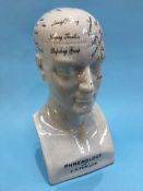 A full size Phrenologist head