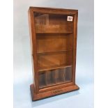 An oak haberdashery cabinet