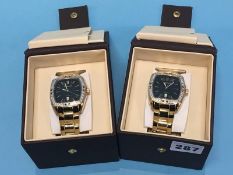 Two gentleman's Ingersoll wristwatches, with boxes