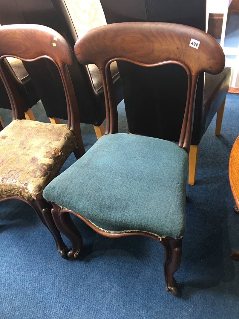 A set of six mahogany William IV dining chairs - Image 3 of 3