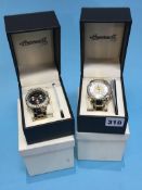 Two gentleman's Ingersoll wristwatches, with boxes