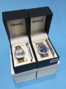 Two gentleman's Ingersoll wristwatches, with boxes