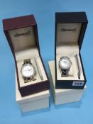 Two gentleman's Ingersoll wristwatches, with boxes
