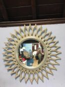 Gilt framed mirror