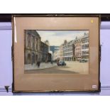 Watercolour, 'Sandhill Newcastle Upon Tyne', Byron Dawson