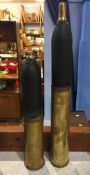 Two WW1 shell cases