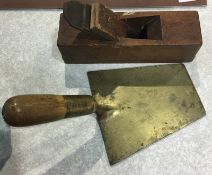 Bronze trowel and a plane