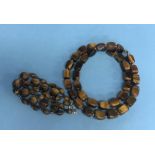 Tigers eye type jewellery