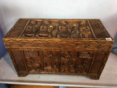 Carved trunk