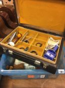 Box of watchmaker accessories