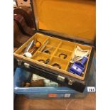 Box of watchmaker accessories