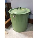 Enamel bread bin